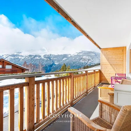 Au Bon Coeur L Golf 5min L Vue L 4 Pers Crans-Montana